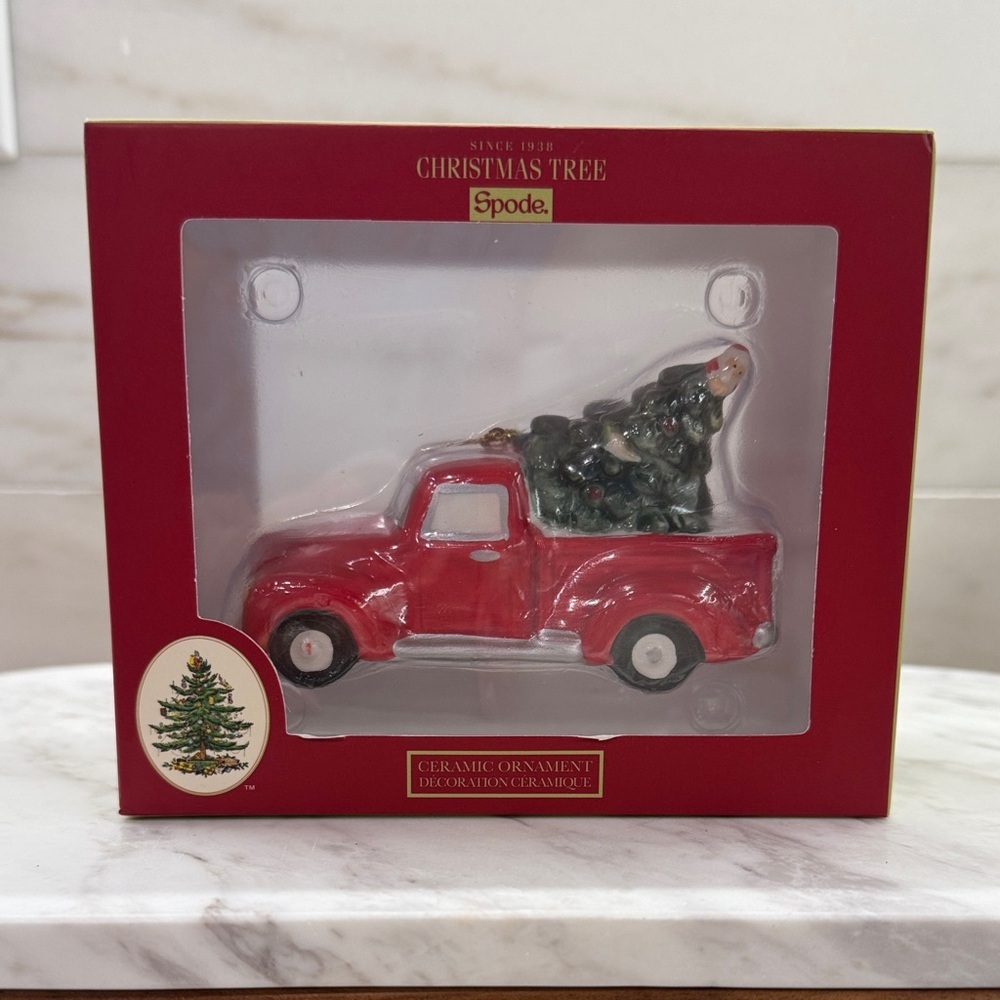 New! Spode Bringing Home the Tree Ornament